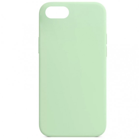 Чехол Silicone Case Full Protective (AA) NO LOGO для Apple iPhone SE (2020) Зеленый / Pistachio