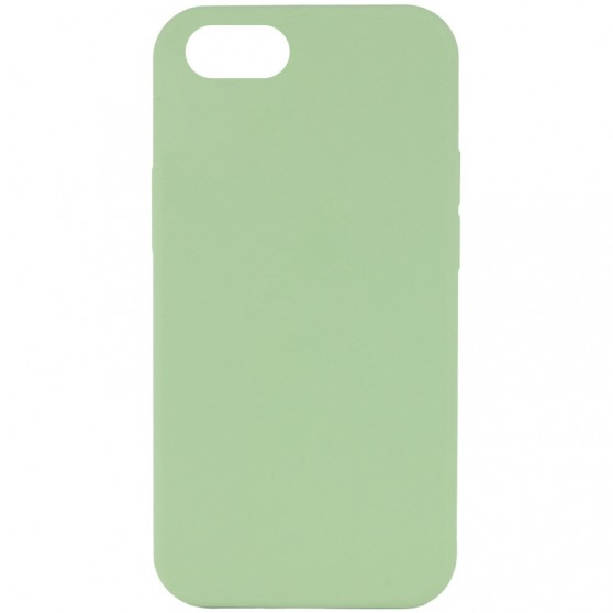 Чехол Silicone Case Full Protective (AA) NO LOGO для Apple iPhone SE (2020) Мятный / Mint