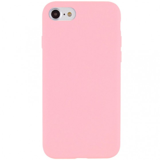 Чехол Silicone Case Full Protective (AA) NO LOGO для Apple iPhone SE (2020) Розовый / Pink