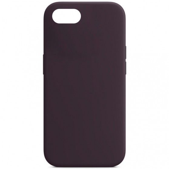Чехол Silicone Case Full Protective (AA) NO LOGO для Apple iPhone SE (2020) Фиолетовый / Amethyst