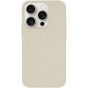 Чохол Silicone Case Full Protective (AA) NO LOGO для Apple iPhone 14 Pro (6.1") Бежевий / Antique White