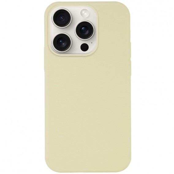 Чохол Silicone Case Full Protective (AA) NO LOGO для Apple iPhone 14 Pro (6.1") Жовтий / Mellow Yellow