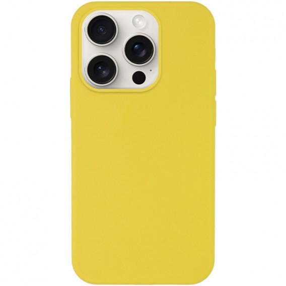 Чохол Silicone Case Full Protective (AA) NO LOGO для Apple iPhone 14 Pro (6.1") Жовтий / Yellow
