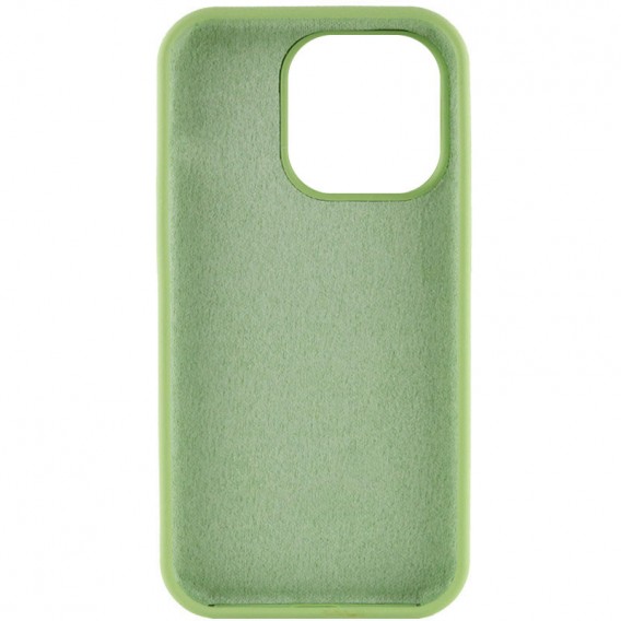 Чехол Silicone Case Full Protective (AA) NO LOGO для Apple iPhone 14 Pro (6.1") Мятный / Mint