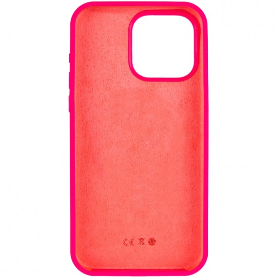 Чохол Silicone Case Full Protective (AA) NO LOGO для Apple iPhone 14 Pro (6.1") Рожевий / Barbie pink