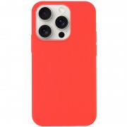 Чохол Silicone Case Full Protective (AA) NO LOGO для Apple iPhone 14 Pro Max (6.7") Кавуновий / Watermelon red