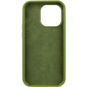 Чохол Silicone Case Full Protective (AA) NO LOGO для Apple iPhone 14 Pro Max (6.7") Зелений / Dark Olive