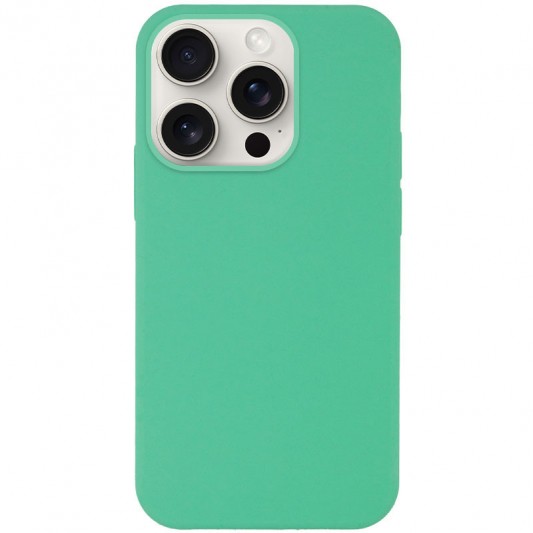 Чохол Silicone Case Full Protective (AA) NO LOGO для Apple iPhone 14 Pro Max (6.7") Зелений / Spearmint