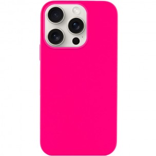 Чехол Silicone Case Full Protective (AA) NO LOGO для Apple iPhone 14 Pro Max (6.7") Розовый / Barbie pink