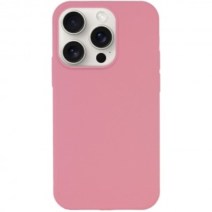 Чехол Silicone Case Full Protective (AA) NO LOGO для Apple iPhone 14 Pro Max (6.7") Розовый / Light pink