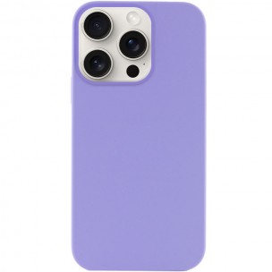 Чохол Silicone Case Full Protective (AA) NO LOGO для Apple iPhone 14 Pro Max (6.7") Бузковий / Dasheen
