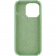 Чехол Silicone Case Full Protective (AA) NO LOGO для Apple iPhone 15 Pro (6.1") Зеленый / Pistachio