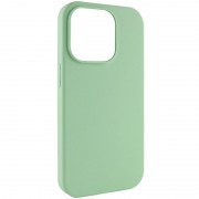 Чехол Silicone Case Full Protective (AA) NO LOGO для Apple iPhone 15 Pro (6.1") Зеленый / Pistachio