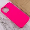 Чехол Silicone Case Full Protective (AA) NO LOGO для Apple iPhone 15 Pro (6.1") Розовый / Barbie pink