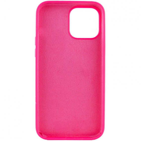Чехол Silicone Case Full Protective (AA) NO LOGO для Apple iPhone 15 Pro (6.1") Розовый / Barbie pink