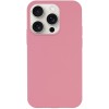 Чехол Silicone Case Full Protective (AA) NO LOGO для Apple iPhone 15 Pro (6.1") Розовый / Light pink