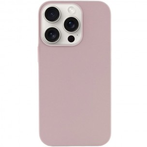 Чехол Silicone Case Full Protective (AA) NO LOGO для Apple iPhone 15 Pro (6.1") Серый / Lavender