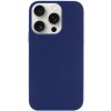 Чехол Silicone Case Full Protective (AA) NO LOGO для Apple iPhone 15 Pro (6.1") Синий / Deep navy