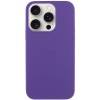 Чехол Silicone Case Full Protective (AA) NO LOGO для Apple iPhone 15 Pro (6.1") Фиолетовый / Amethyst