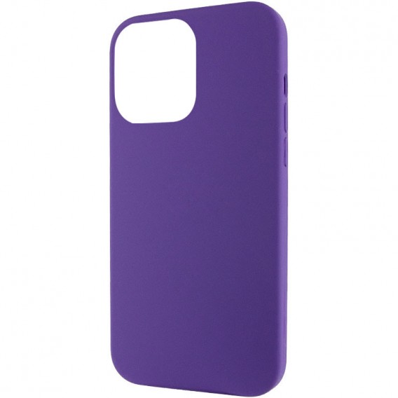 Чехол Silicone Case Full Protective (AA) NO LOGO для Apple iPhone 15 Pro (6.1") Фиолетовый / Amethyst