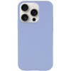 Чехол Silicone Case Full Protective (AA) NO LOGO для Apple iPhone 15 Pro Max (6.7") Голубой / Lilac Blue