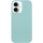 Чехол Silicone Case Full Protective (AA) NO LOGO для Apple iPhone 16 (6.1") Бирюзовый / Beryl