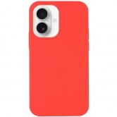 Чехол Silicone Case Full Protective (AA) NO LOGO для Apple iPhone 16 (6.1 дюйма) Арбузный / Watermelon red