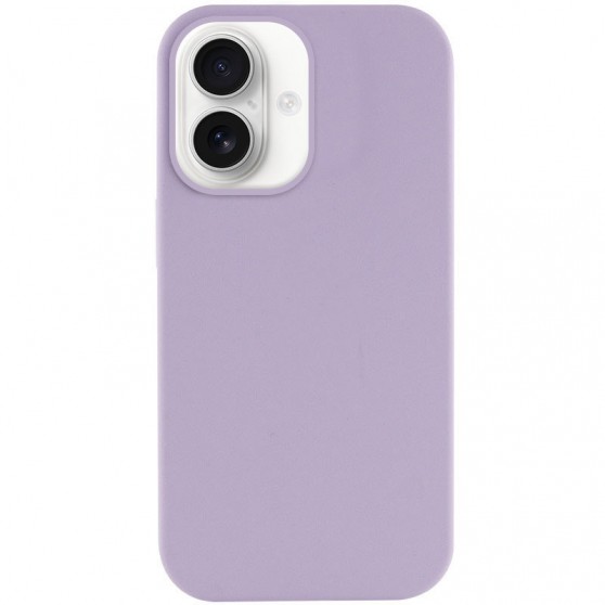 Чехол Silicone Case Full Protective (AA) NO LOGO для Apple iPhone 16 (6.1") Сиреневый / Lilac