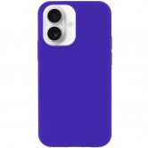 Чехол Silicone Case Full Protective (AA) NO LOGO для Apple iPhone 16 (6.1 дюйма) Фиолетовый / Ultra Violet