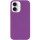 Чехол Silicone Case Full Protective (AA) NO LOGO для Apple iPhone 16 (6.1") Фиолетовый / Grape