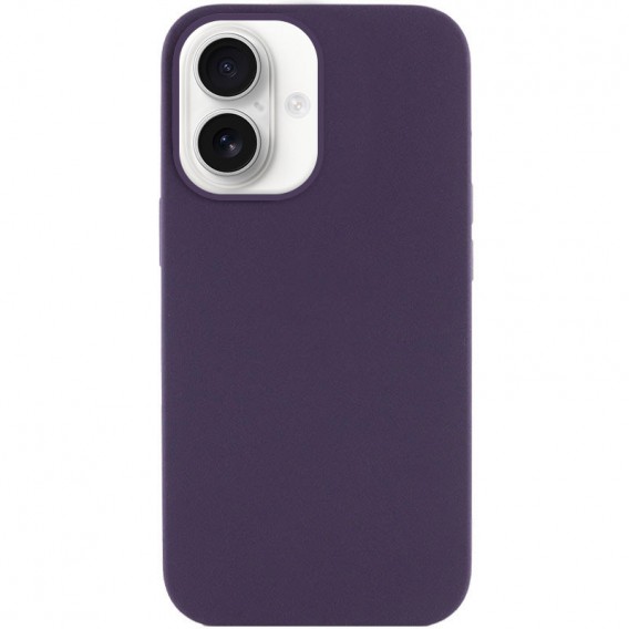 Чохол Silicone Case Full Protective (AA) NO LOGO для Apple iPhone 16 (6.1") Фіолетовий / Elderberry