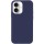 Чехол Silicone Case Full Protective (AA) NO LOGO для Apple iPhone 16 (6.1") Темно-синий / Midnight blue