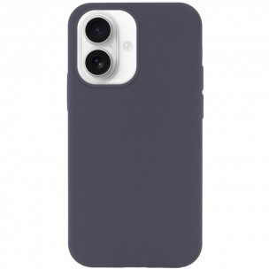 Чехол Silicone Case Full Protective (AA) NO LOGO для Apple iPhone 16 (6.1") Серый / Dark Gray