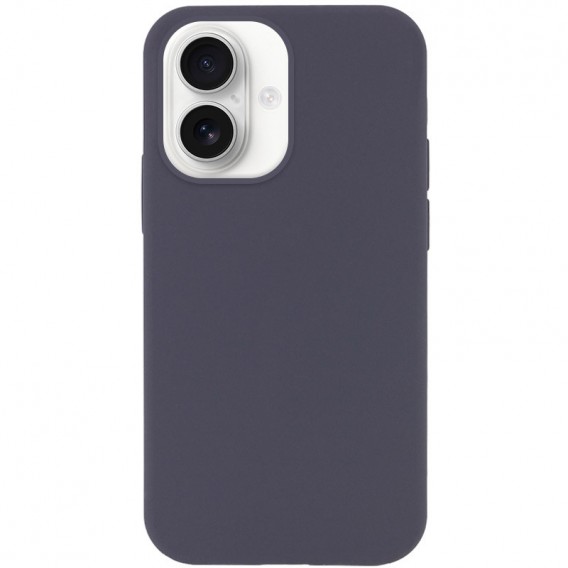 Чохол Silicone Case Full Protective (AA) NO LOGO для Apple iPhone 16 (6.1") Сірий / Dark Gray
