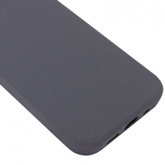 Чохол Silicone Case Full Protective (AA) NO LOGO для Apple iPhone 16 (6.1") Сірий / Dark Gray