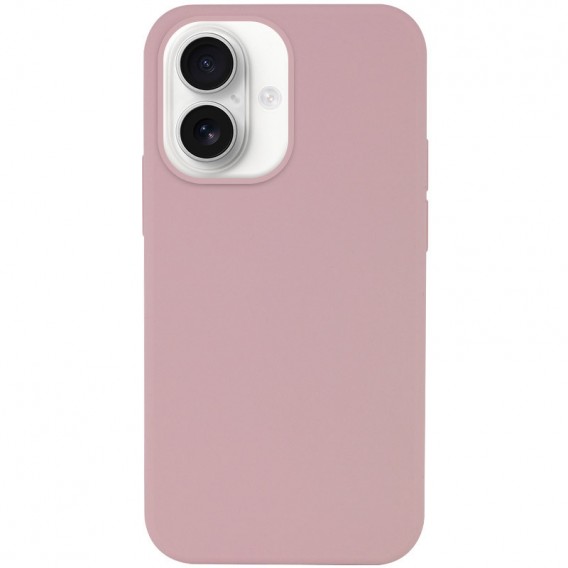 Чохол Silicone Case Full Protective (AA) NO LOGO для Apple iPhone 16 (6.1") Рожевий / Pink Sand
