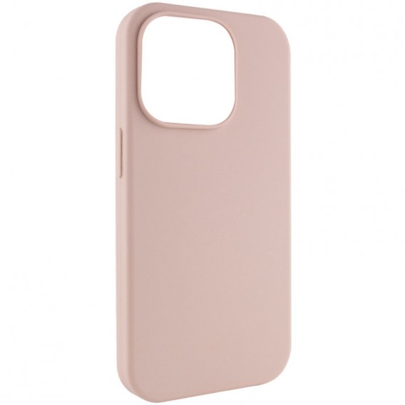 Чохол Silicone Case Full Protective (AA) NO LOGO для Apple iPhone 16 (6.1") Рожевий / Pink Sand