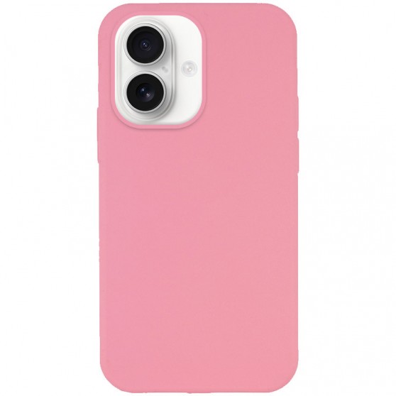 Чехол Silicone Case Full Protective (AA) NO LOGO для Apple iPhone 16 (6.1") Розовый / Light pink