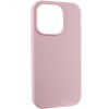 Чохол Silicone Case Full Protective (AA) NO LOGO для Apple iPhone 16 (6.1") Рожевий / Chalk Pink