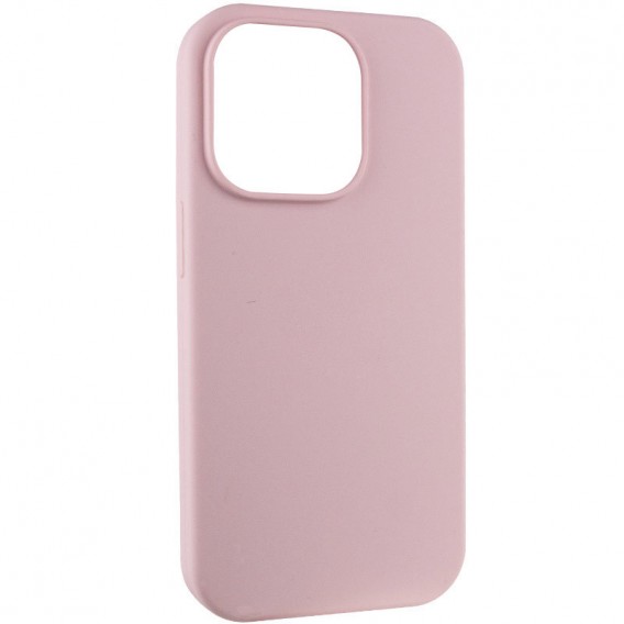 Чохол Silicone Case Full Protective (AA) NO LOGO для Apple iPhone 16 (6.1") Рожевий / Chalk Pink
