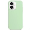 Чохол Silicone Case Full Protective (AA) NO LOGO для Apple iPhone 16 (6.1") Зелений / Pistachio