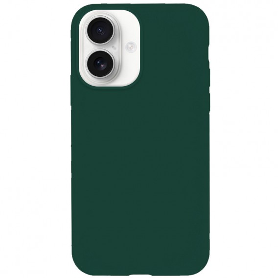 Чехол Silicone Case Full Protective (AA) NO LOGO для Apple iPhone 16 (6.1") Зеленый / Forest green