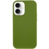 Чохол Silicone Case Full Protective (AA) NO LOGO для Apple iPhone 16 (6.1") Зелений / Dark Olive