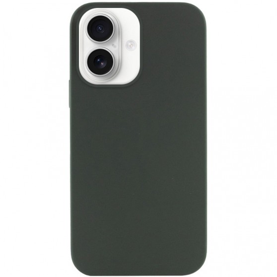 Чехол Silicone Case Full Protective (AA) NO LOGO для Apple iPhone 16 (6.1") Зеленый / Cyprus Green
