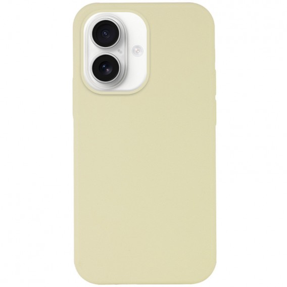Чохол Silicone Case Full Protective (AA) NO LOGO для Apple iPhone 16 (6.1") Жовтий / Mellow Yellow