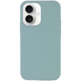 Чехол Silicone Case Full Protective (AA) NO LOGO для Apple iPhone 16 (6.1 дюйма) Бирюзовый / Turquoise