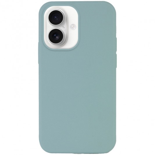 Чохол Silicone Case Full Protective (AA) NO LOGO для Apple iPhone 16 (6.1") Бірюзовий / Turquoise