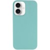Чохол Silicone Case Full Protective (AA) NO LOGO для Apple iPhone 16 (6.1") Бірюзовий / Marine Green