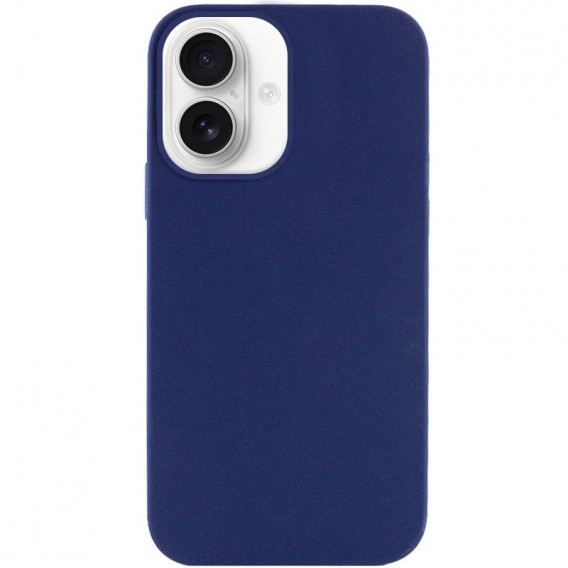 Чохол Silicone Case Full Protective (AA) NO LOGO для Apple iPhone 16 (6.1") Синій / Deep navy
