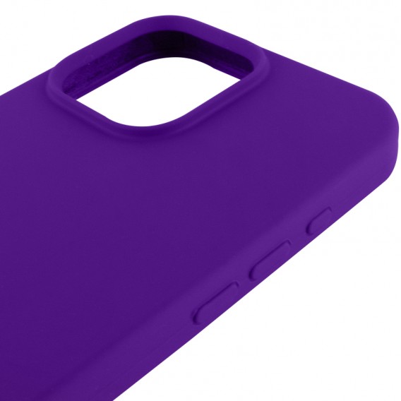 Чохол Silicone Case Full Protective (AA) NO LOGO для Apple iPhone 16 Pro (6.3") Фіолетовий / Ultra Violet